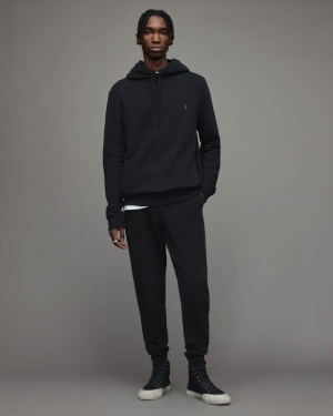 Allsaints Raven Cuffed Slim Sweatpants Långbyxor Herr Svarta | SE.MF058K-5
